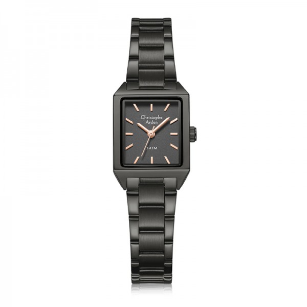 Christophe Arden CA 1004 Black Grey Rosegold Lady Steel LHBIGDGRG